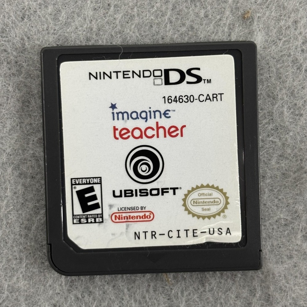 Imagine Teacher Nintendo DS Video Game Cartridge Only Ubisoft E Rated ESRB